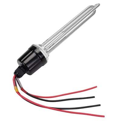 Solar Heating Element With Thermostat